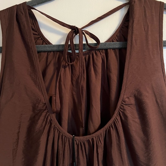 InWear “Rory” brown dress. Size 36/Small Sleeveless Maxi, loose fitting. NWT. - Picture 8 of 16